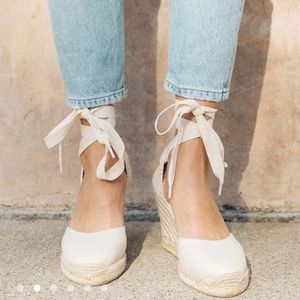 Soludos Classic Wedge Blush Sz 9